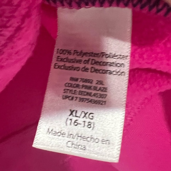 Women’s pink sweater sweatshirt pullover hoodie XL 16–8‎ dri-more Danskin Now - Picture 6 of 8